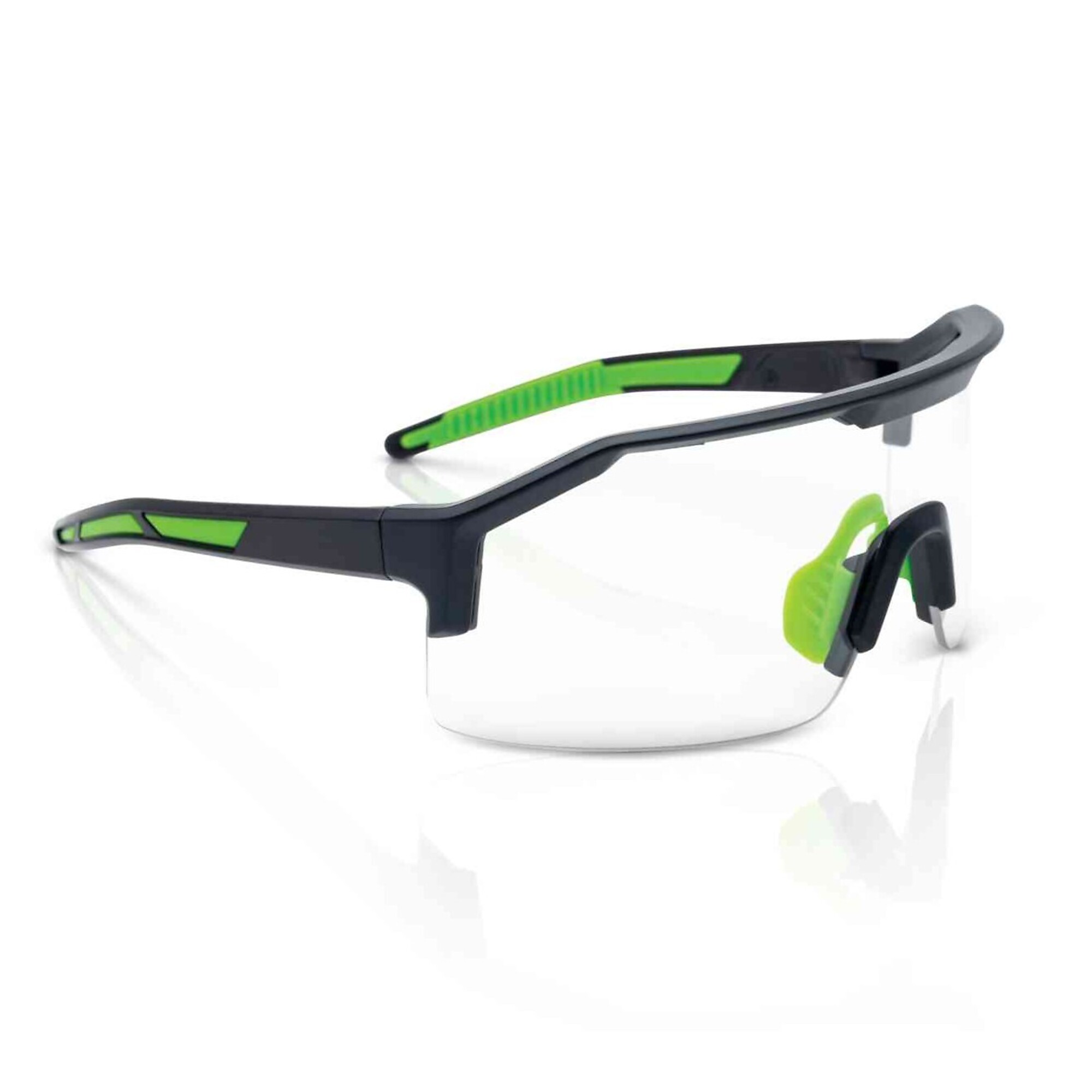 Jackson Safety MAXVIEW+ Safety Glasses — Clear Lens, Black Frame, Anti-Fog, Model# 60000
